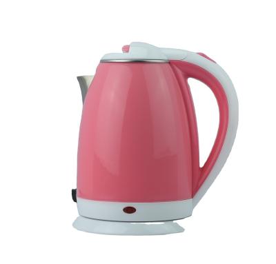 China 360 Degree Rotation Low Rotation Household Appliances 1.8L 1500W Large Capacity Electric Hot Water Kettle Pink Color OEM Customized WH1880 for sale