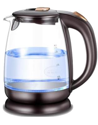 China 360 Degree Rotation Base Glass Electric Kettle 1.8L Kitchen Appliances WH1871 for sale