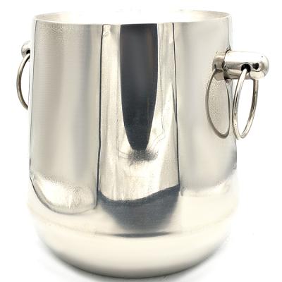 China Hot Selling Insulated Ice Bucket Stored Stainless Steel Double Ice Bucket Hotel Champagne Whiskey Ice Bucket for sale