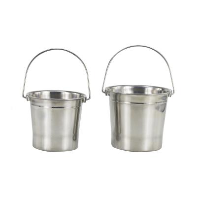 China Factory direct viable hot sale small ice bucket kitchen tableware rack candy bucket milk bucket ice container for sale