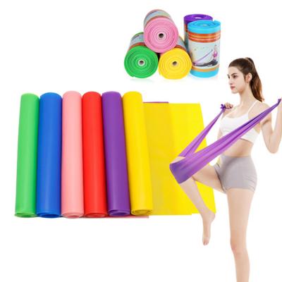 China Durable 1500mm Yoga Fitness Pull Rope Resistance Bands Elastic Stretch Workout Sports Exercise Equipment for sale