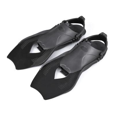 China Durable Eco-Friendly Comfortable Kids Adjust Surfing Fins Open Heel TPR Rubber Diving Water Sports Swimming Snorkeling Fins for sale