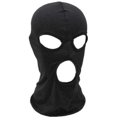 China breathable & Waterproof 3 Holes Fishing Face Mask Ski Cycling Balaclava Motorcycle Hiking Full Face Cover Cap Ski Neck Summer Hat for sale