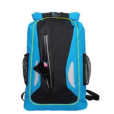 China Waterproof 6 Color 25L Double Shoulder Strap Outdoor Camping Waterproof Dry Hike Backpack for sale