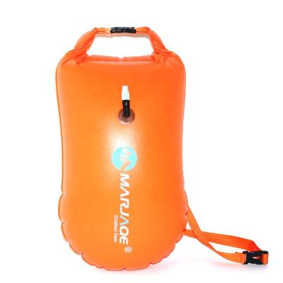 China Camper Hiking Outdoor Sports 20L Beacon Bag Float Waist Pack Dry Diving Rafting Backpack Waterproof Inflatable Air Kayaking Swimming for sale