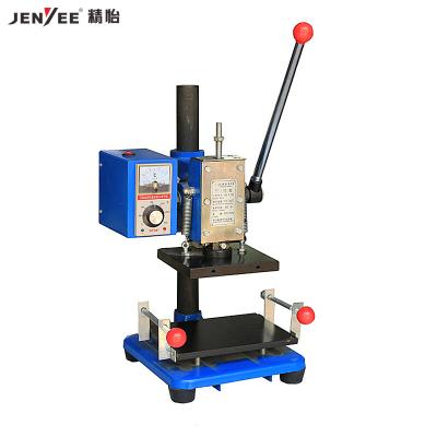 China Garment shops LZ-170 popular manual hot stamping machine with high quality, indentation, branding for kinds of leather for sale