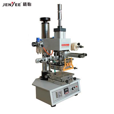 China Factory JY-LZ90-2E pneumatic heat stamping and drawing machine / hot stamping machine with low price for sale