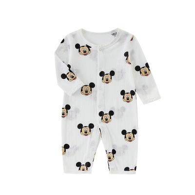 China Wholesale 100% Fiber Baby Bamboo Short Sleeve Rompers Newborn Unisex Baby Kids Clothing for sale