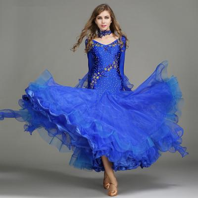 China Lace up new design women dance to wear latin ballroom competition dresses for women 2021 for sale