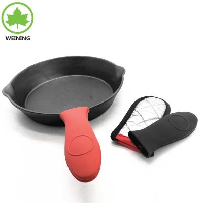 China Hot Kitchen Grill Pan Silicone Grip Holders for Cast Iron Skillets, Pans and Griddles for sale