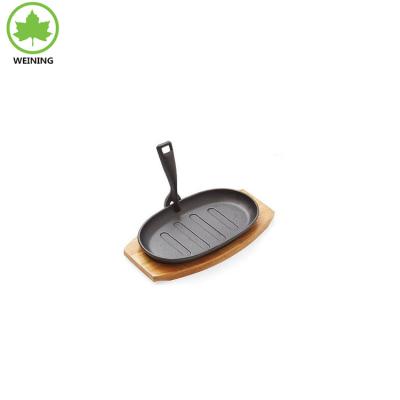 China Sustainable CAST IRON STOVE Sizzling DISH for sale