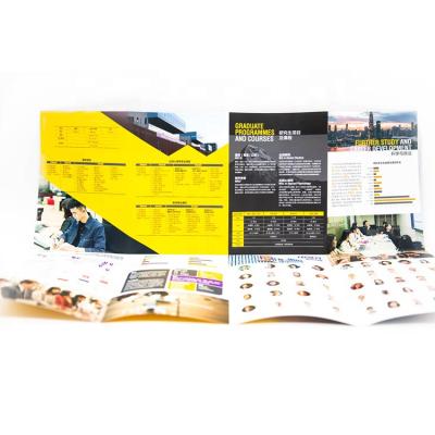 China Custom High Quality Full Color Poster Low Price Poster Printing Service Brochures Printing for sale