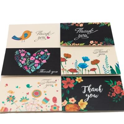 China paper & Hot Sales Factory Custom Cardboard Thank You Card Printing Business Wedding Greeting Card for sale