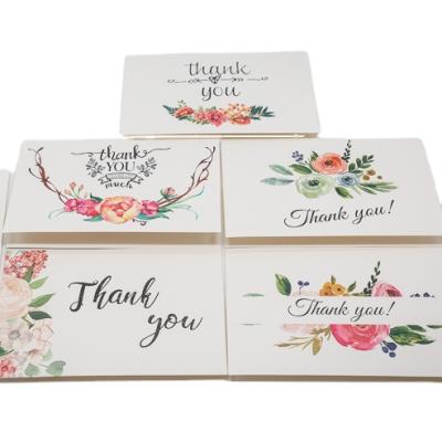 China paper & Cardboard Customized Design Amazon Recycled Paper Offset Printing Business Thank You Greeting Card Postcards With Logo for sale