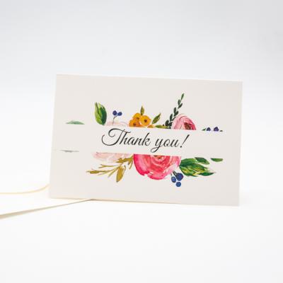 China paper & Cardboard Custom Printing Thank You Cards Thank You For Your Purchase Discount Code Business Card for sale