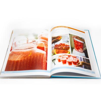 China paper & Cardboard Wholesale Fitness Food Catalog Chef Recipe Cooking Book High Quality Printing for sale