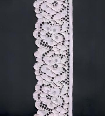 China Accessory items for lingerie New Fashion Embroidered Lace Trimming Border Trim Spandex  Nylon Flower Lace Trim Fabric For Lingerie for sale