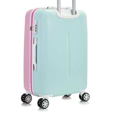 China ABS ready stock hot selling trolley luggage fast shipping factory produce ABS/.PC travel bag for sale