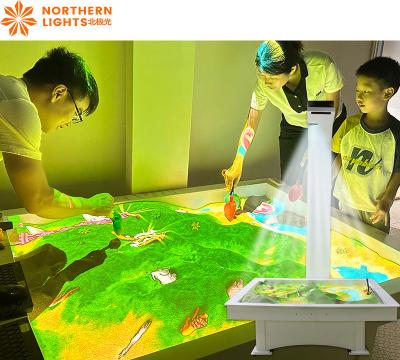 China Northern Lights Interaktive Spiele Projektor Sandtisch für Kinderunterhaltung zu verkaufen