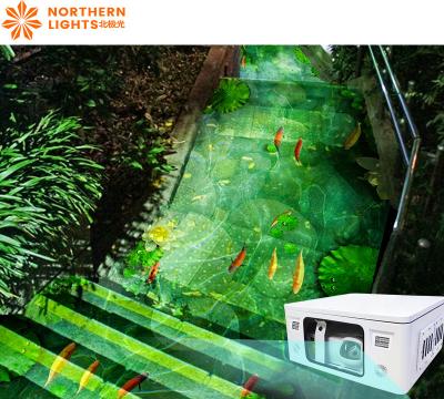 China Digital Interactive Floor Projection Mapping Outdoor Lighting Interactive Floor Projector for sale