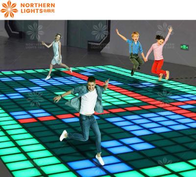 Κίνα Multi Players Jumping Grid Game Lighted Dance Floor Panels For Entertainment προς πώληση