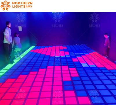 China Manufacturer Active Game Light Up RGB Decoration Interactive Led Dance Floor Light for sale