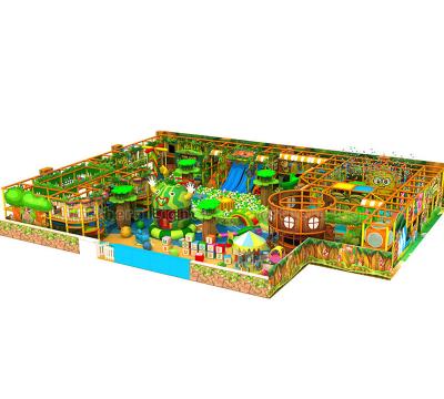 China New Trampolines Park With Many Games Like Ninja Course And Indoor Playground for sale