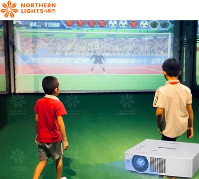 China Indoor Ar Interactive Football Sport Games Simulator Kids Indoor Football Games for sale