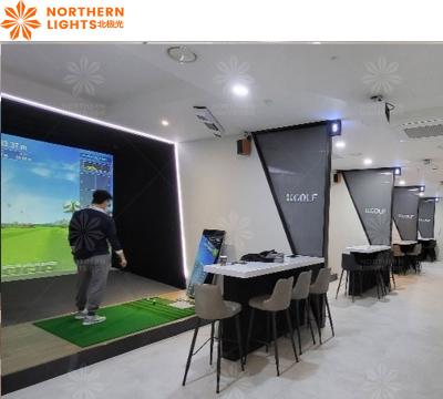 Cina Proiezione interattiva sullo schermo del golf Ar Golf Sport Simulator For Sport Amusement Park in vendita