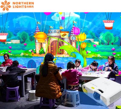 China Magic Painting Table Kids AR Interactive Game Wall Projection Game Software System zu verkaufen