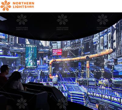 中国 Indoor Immersive Viewing Cinema 7d Orbit Cinema Interactive Projection 販売のため