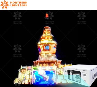 China 3d Video Dynamic Outdoor Building Construction Projection Mapping Projector en venta