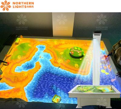 China Indoor Ar Sandbox Interactive Game Interactive Sand Table Projector For Children for sale