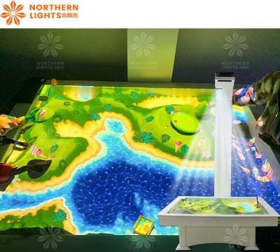 China Source Factory Ar Interact Multi Player Game Interactive Sand Table Projection for sale