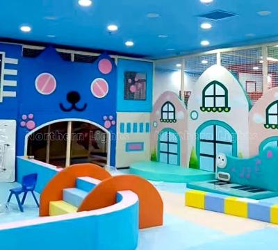 China Theme Indoor Playground Equipment 400 Sqm For Kids Play Game Toddler Soft Play zu verkaufen