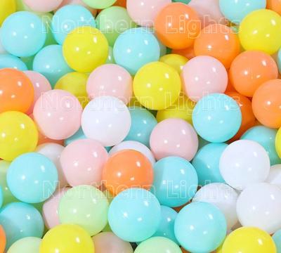 China Plastic Pearl Color Ball Ocean Pit Balls For Kids Indoor Playground zu verkaufen