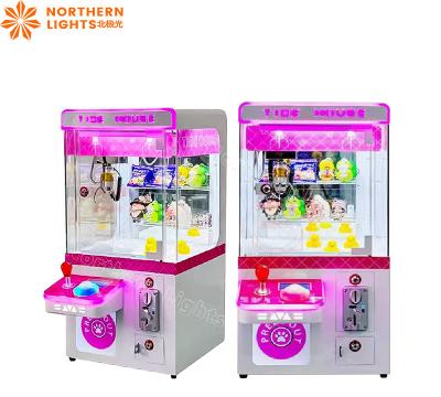 中国 Mini Plush Toy Gift Crane Claw With Bill Acceptor Coin Operated Game Machine 販売のため