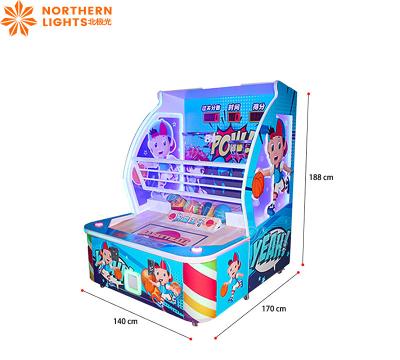 中国 2 Kids Basketball Coin Operated Game Machine Happy Basketball Redemption Game 販売のため