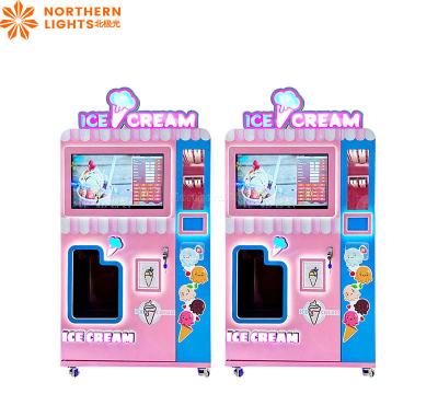 China 24-Hour Self-Service Smart Fully Automatic Ice Cream Maker Vending Machine zu verkaufen