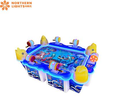 China Happy Fun Fishing Games 55 Inch 6 Players Coin Operated Go Fishing Arcade for sale