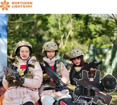 China Sensing Laser Tag Gun Set mit Weste Indoor Multiplayer Drahtloses System Set zu verkaufen