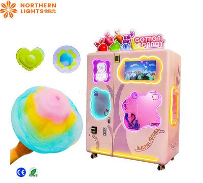 China Commercial Vending Machine Flowers Sugar Vendor Cotton Candy Vending Machine zu verkaufen