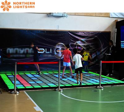 China Active Game Led Floor Active Game Vloer Activate Interactive Dance Floor for sale