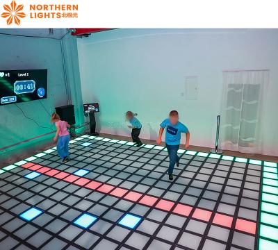 China Factory 30x30cm Activate Game LED Dance Floor Outdoor Activity Games For Children for sale