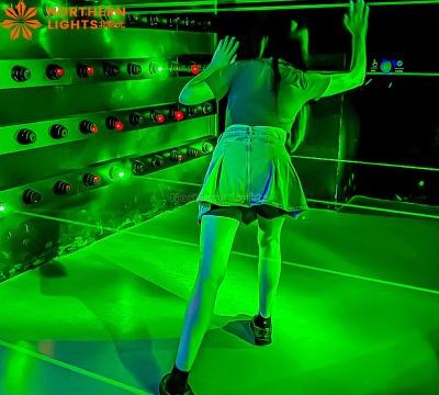 China Indoor Laser Light Game Professionnel Mobile Laser Maze Game With Software for sale