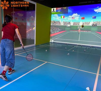 China AR Sports Fitness Game Motion Equipment Indoor Amusement Park Product Simulated Badminton en venta