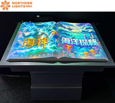 China Virtuele Flip Book Projectie Restaurant Menu Interactieve Projector Te koop