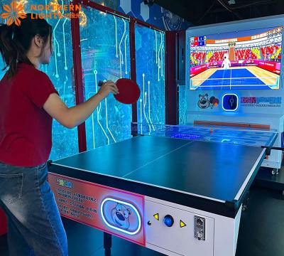 China Amusement Table Tennis Magic Indoor Interactive Ar Table Tennis Table Game Machine for sale