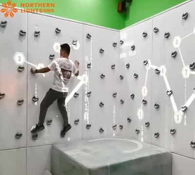 China Interactive Climbing Wall Games Rock Climbing Interactive Projection AR Kinect System for sale