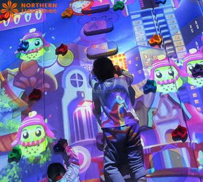 China Interactieve Rock Climbing Game Integratie Entertainment Interactie Fitness door middel van projectie Te koop